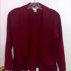 maroon blazer